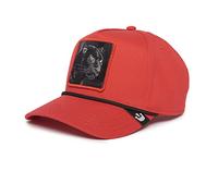 Goorin Bros. The Farm All Over Canvas Adjustable Unisex Trucker Cap, Red (Panther 100), One Size