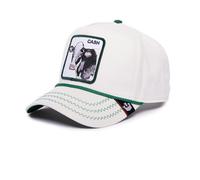 Goorin Bros. The Farm All Over Canvas Adjustable Unisex Trucker Cap, White (Cash Cow 100), One Size