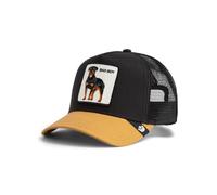 Goorin Bros The Farm Bad Boy Trucker Cap Rottweiler Black and Yellow