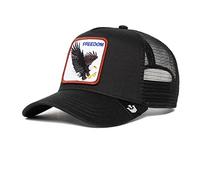 Goorin Bros. The Farm Core Unisex Adjustable Mesh Snapback Trucker Hat, Black (Freedom), One Size
