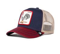Goorin Bros. The Farm Core Unisex Adjustable Mesh Snapback Trucker Hat, Navy (Cock), One Size
