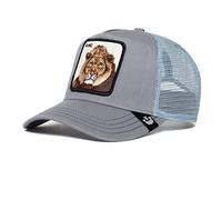 Goorin Bros. The Farm Original Seasonal Snapback Trucker Hat for Men and Women, Blue The King Lion, One Size