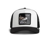 Goorin Bros. The Farm Outlaw Trucker Cap Black and White Snake Patch