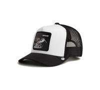Goorin Bros. The Farm Outlaw Trucker Cap Black and White Snake Patch