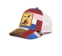 Goorin Bros. The Farm Patchwork Collection Unisex Trucker Hat, Red (Right Side of The Bed), One Size