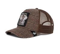 Goorin Bros. The Farm Plaid/Wool Unisex Trucker Cap, Brown (in The Room), One Size