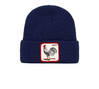 Goorin Bros. The Farm Unisex Acrylic Cuffed Beanie, Morning Call (Navy), One Size