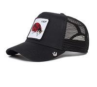 Goorin Bros. The Farm Unisex Baseball Trucker Cap, Black (Ladybug), One Size