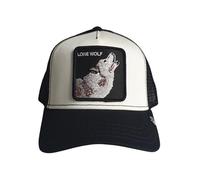 Goorin Bros The Farm Unisex Original Adjustable Hat, Black and White (The Lone Wolf), One Size, white, One Size