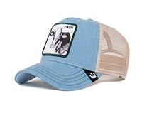 Goorin Bros. The Farm Unisex Original Adjustable Snapback Trucker Hat Baseball Cap, Blue Cash Cow, One Size