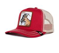 Goorin Bros. The Farm Unisex Original Adjustable Snapback Trucker Hat, Red (The G.O.A.T.), One Size, Red (the G.o.a.t.), One size