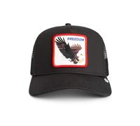 Goorin Bros. The Freedom Eagle Trucker CapBros. Women/Men - Cap Baseball mesh Snapback, with Peak, Peak Winter Autumn Spring Summer All-Season - One Size Black