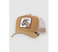 Goorin Bros. The Farm Unisex Adjustable Snapback Mesh Trucker Hat, Khaki Goat, One Size