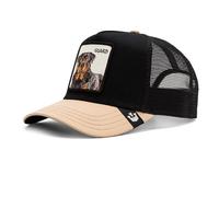 Goorin Bros. The Guard Dog Black Beige Adjustable Trucker Cap