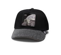 Goorin Bros. The OG Tortoise Denim Design Black Adjustable Trucker Cap