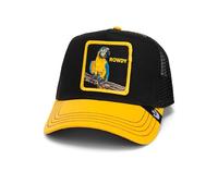 Goorin Bros. The Rowdy Bird Parrot Black Yellow Adjustable Trucker Cap