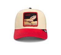 Goorin Bros. The Venom Snake A-Frame Trucker Cap Beige Red