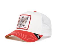 Goorin Bros. Wolf Fan The Wolf White Red Adjustable Trucker Cap