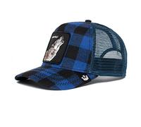 Goorin Bros. Trucker Cap Code Blue Lone Wolf Blue Black, Blue, One Size