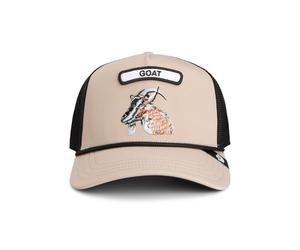 Goorin Bros. Trucker Cap GB2 Goat Beige Black, Size: One Size