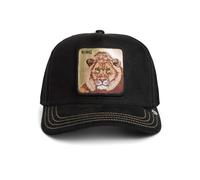 Goorin Bros.Golden King Trucker Cap Golden Suede Black Baseball Mesh Lion New