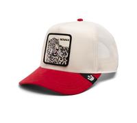 Goorin Bros. Trucker Cap The Suede Snow Red Cream Red, Size: One Size