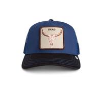 Goorin Bros. Trucker Cap Two Tone Skull Galactic Cola Dark Blue Brown, Size: One Size