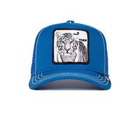 Goorin Bros. Trucker Hat Men - Mesh Baseball SnapBack Cap - The Farm, Stripe Earner (Blue), One Size (201-0046-BLU-O/S)