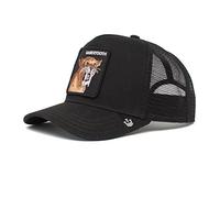 Goorin Bros. Trucker Hat Men - Mesh Baseball Snapback Cap - The Farm, Trucker-Sabertooth-Tiger-Black-#27178, 7 5/8