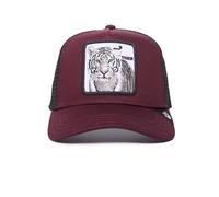 Goorin Bros. Trucker Hat Men - Mesh Baseball SnapBack Cap - The Farm, Wine (the White Tiger), One size