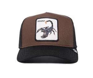 Goorin Bros. Trucker V2 Deadly Scorpion Coffee/Black, brown/black, One Size