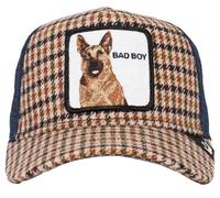 Goorin Bros Unisex Big Bad Woof Plaid Trucker Hat - Cream/Navy