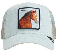 Goorin Bros Unisex Denim Gaucho Trucker Hat - White