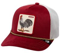 Goorin Bros. Jewel Tones Collection Trucker Hat for Men and Women, Red (Garnet Rooster), One size