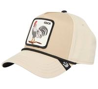 Goorin Bros. The Farm All Over Canvas Adjustable Unisex Trucker Cap, Crème (Rooster 100), One Size