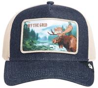 Goorin Bros.Staycation Trucker Cap Gray Denim Baseball Cap Mesh Cap Moose Wild
