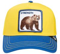 Goorin Bros. Trucker Cap The Strong Bear Gold Yellow Blue Size: One Size, yellow, One Size