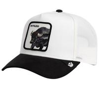 Goorin Bros Unisex Suede Ruthless Trucker Hat - Dust White/Void Black