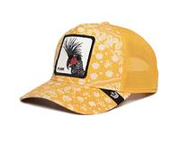 Goorin Bros. Unisex The Farm Paisley Collection Adjustable Mesh Trucker Cap, Yellow Paisley (Spray Paint Arch), One Size