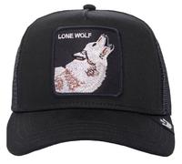 The Lone Wolf Trucker Cap Black One Size