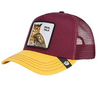 Goorin Bros Unisex The Real Talk Owl Trucker Hat - Maroon Red/Yellow