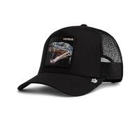Goorin Bros. Vicious Snake Trucker Cap Black with Embroidered Snake Patch The Farm Core Combo