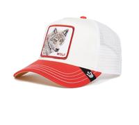 Goorin Bros. Wolf Fan The Wolf White Red Adjustable Trucker Cap