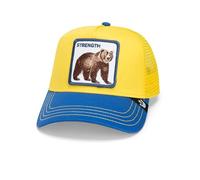 Goorin Bros. Trucker Cap The Strong Bear Gold Yellow Blue Size: One Size, yellow, One Size