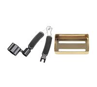 Goorvoucs 1 Pcs Integrated Bridge Pin Puller Guitar Banjo Mandolin Tool & 1 Pcs Guitar Accessories Two-Line Humbucker Pickup Cover