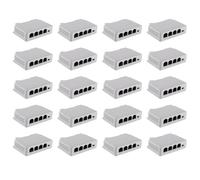 Goorvoucs 1 to 3 Port PoE Extender Passive Cascadable IEEE802.3Af for IP Port Transmission Extender for POE Switch NVR IP (20Pcs)