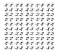 Goorvoucs 100Pcs Metal Strap Buttons End Pins with Mounting Screws for Electric Acoustic Guitar, Bass,Ukulele