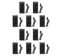 Goorvoucs 10X Complete Kit EQ Pre-Amp Plus Pickup for Acoustic Guitar 7545R-4 Bands Plus Volume Control,Supplied with Battery Box