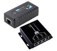 Goorvoucs 2 Pcs IEEE802.3Af PoE Extender for IP Camera Transmission Distance 120 Meters, A & B