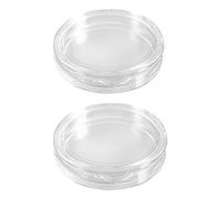 Goorvoucs 20 Pcs Small Round Transparent Plastic Coin Capsules Box 22mm & 25mm